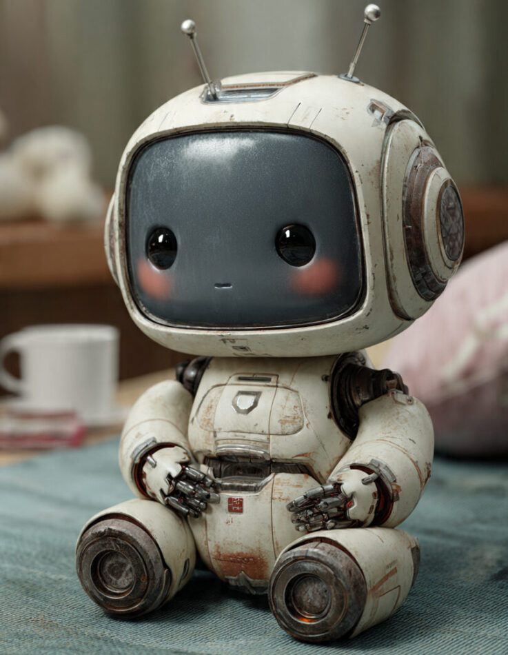 Robot AI lucu untuk Teachable Machine